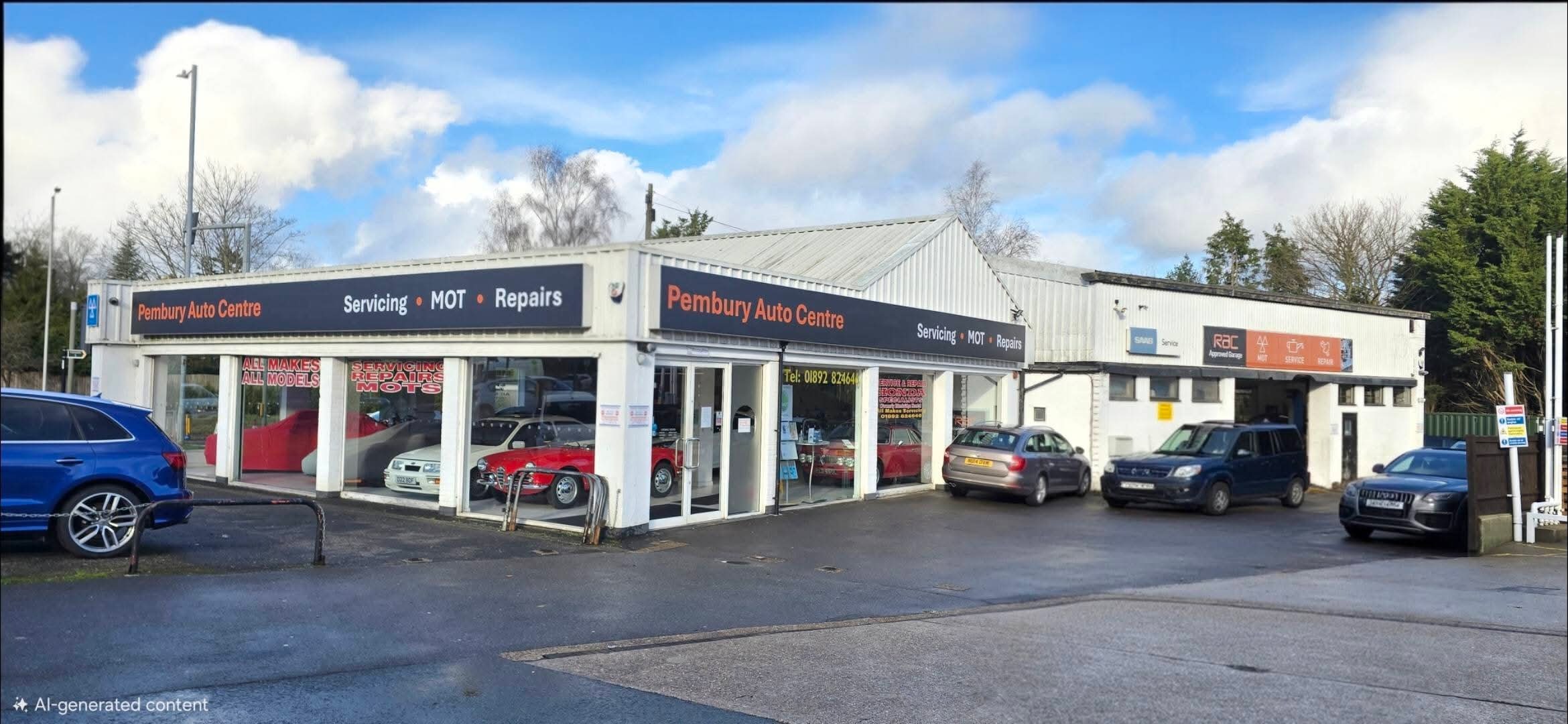 We are an approved RAC garage